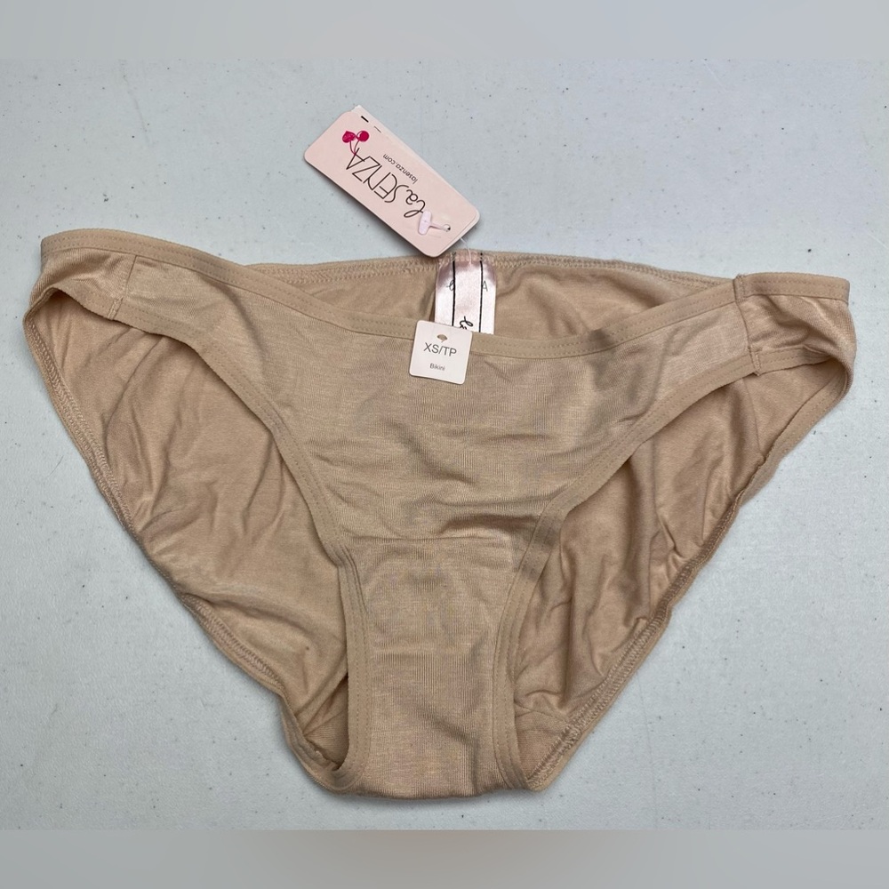 NWT LS TAN Teeny Bikinis, XS